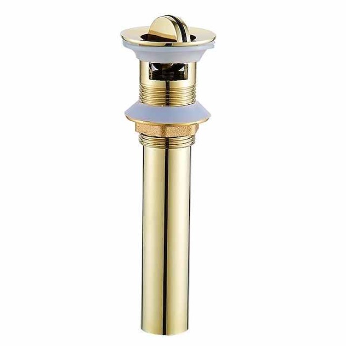 Electroplated  Pop-up Water Drain With Overflow Superior Quality Faucet Accessory Antique Brass Golden and Black Finished