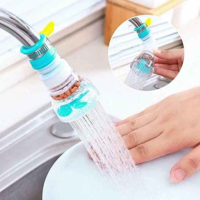 360 Rotatable Bent Water Saving Tap Aerator Diffuser Faucet Nozzle Filter Water Filter Swivel Head Kitchen Faucet Bubbler