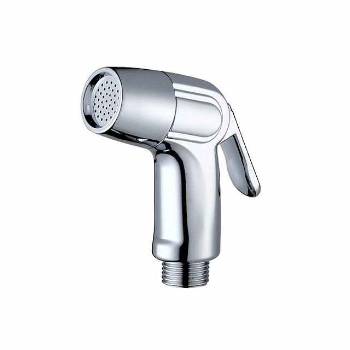 Multifunction Bidet Faucet with Holder Chrome Toilet Handheld Bidet Sprayer Self-Cleaning Contemporary Silvery