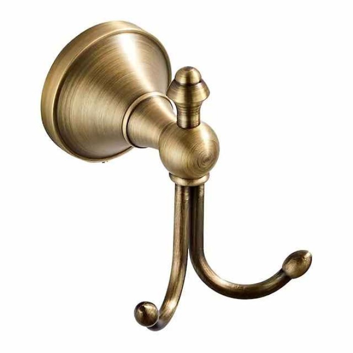 Wall Hook for Coats,Antique Brass Wall Mounted Robe Hook 1pc