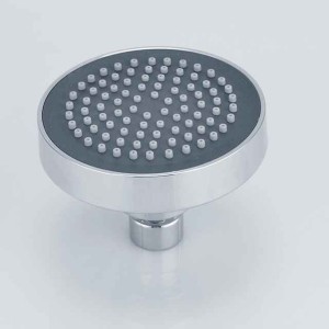 Round Chrome Plated Shower Top Spray，A Grade ABS Silvery Rainfall Soft Spray Function Rain Shower