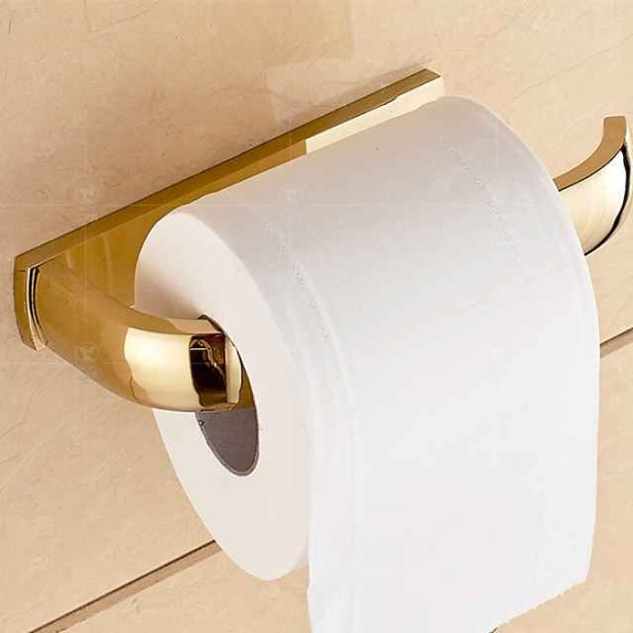 Antique Brass Toilet Roll Paper Holders,Towel Ring Hangers Bath Collection Set Wall Modern Mount