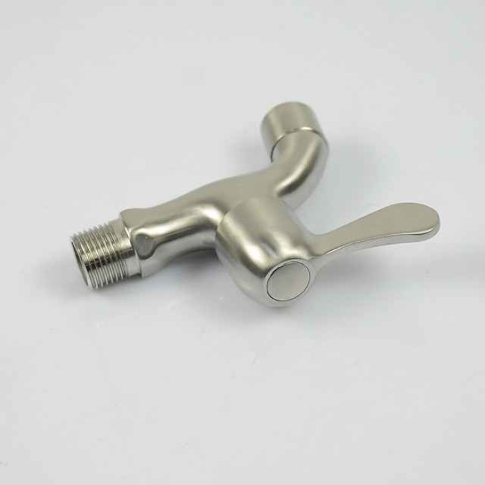 Stainless Steel Single Handle Faucet Accessory,Superior Quality Wall Installed Washing Machine Tap