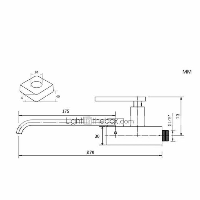 Copper Kitchen Sink Faucet,Waterfall Chrome Widespread Rotatable Single Handle One Hole Kitchen Taps with Ceramic Valve Cold Water Only