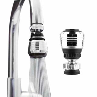 Kitchen Sink Faucet Sprayer Water Saving Aerator 360 Degrees Rotatable Bubbler Filter Free To Bend Nozzle Flexible Tap