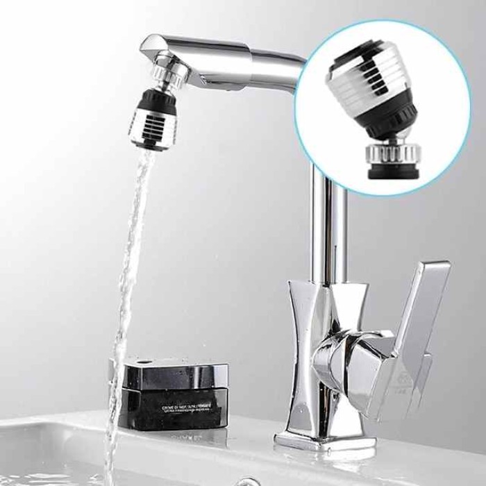 Kitchen Sink Faucet Sprayer Water Saving Aerator 360 Degrees Rotatable Bubbler Filter Free To Bend Nozzle Flexible Tap