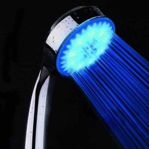 Contemporary Hand Shower Chrome Feature - Eco-friendly / LED, Shower Head / A Grade ABS / Round / Water Flow / # / #