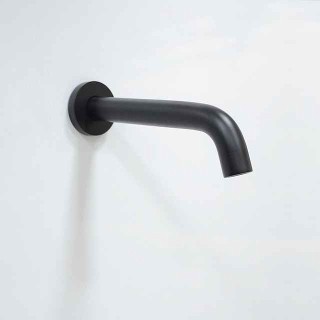 Wall Mounted Bathroom Sink Faucet,Bronze Retro  Black Oil-rubbed Bronze One Hole Bath Taps