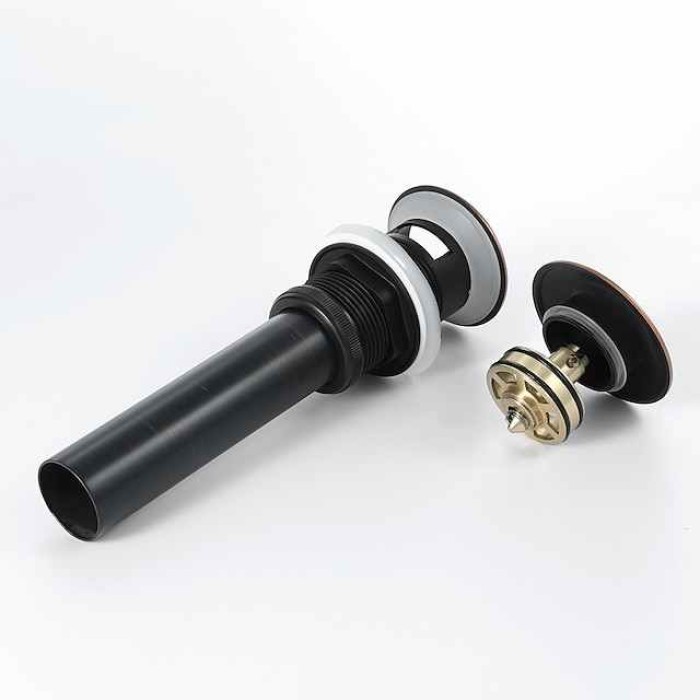 Faucet accessory - Superior Quality - Contemporary Brass Pop-up Water Drain With Overflow - Finish - Oil Rubbed Bronze