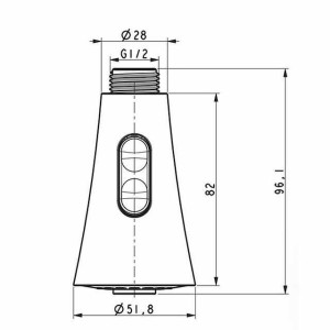 Faucet accessory - Superior Quality Water Spout Contemporary ABS Electroplated