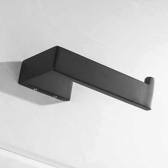 Toilet Paper Holder,Wall Mounted 304 Stainless Steel 14.5cm Tissue Roll Hanger Dispenser for Bathroom & Kitchen (Black/Brushed Nickel/Chrome)