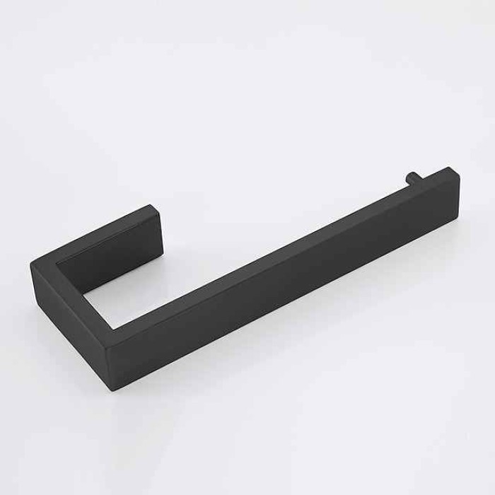 Towel Holder,Wall Mounted Stainless Steel Towel Bar,Modern Style Towel Rack 21cm(Black/Brushed Nickel/Chrome)