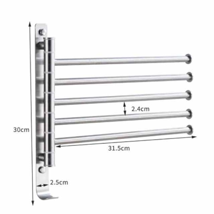 Towel Bar Creative Fun & Whimsical Stainless Steel 1pc - Bathroom / Hotel bath Wall Mounted