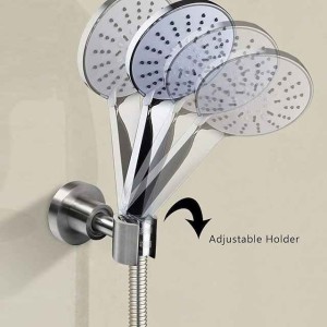 Wall Mounted Stainless Steel Waterproof  360 ° Rotatable Hand-held Shower Stand, Bidet Nozzle Seat, Bathroom Accessories