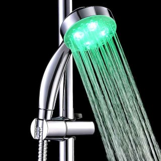 Contemporary Hand Shower Chrome Feature - Shower / Color Gradient / Rainfall, Shower Head