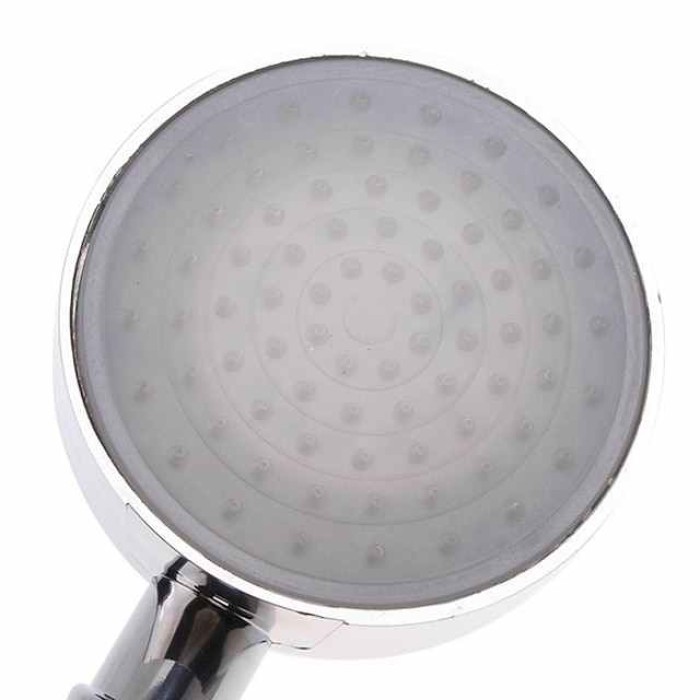 LED Shower Head Color Changing 2 Water Mode 7 Color Glow Light Automatically Changing Handheld Showerhead