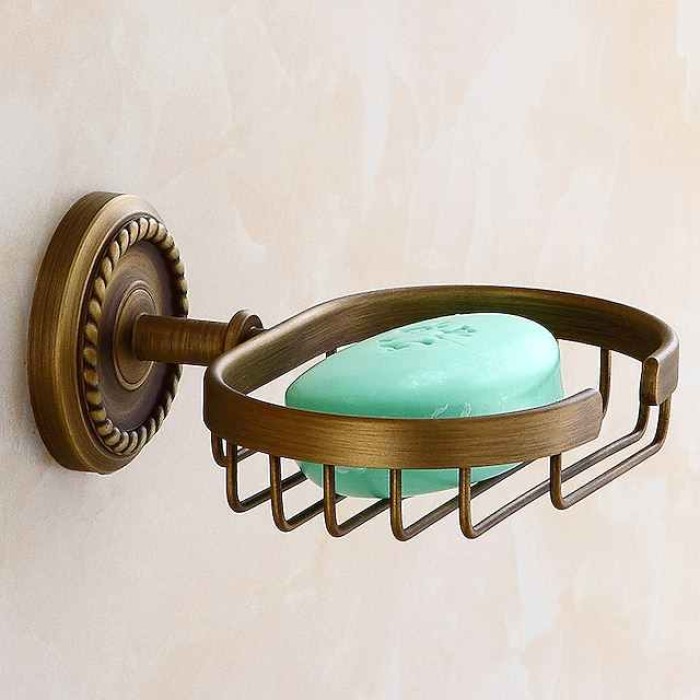 Soap Dishes & Holders Creative Antique / Traditional Brass / Stainless Steel / Iron Bathroom / Hotel bath Wall Mounted