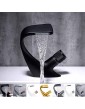 Bathroom Sink Faucet, Brass Waterfall Mixer Basin Taps Chrome Finish Single Handle One Hole Bath Tap with Hot and Cold Hose