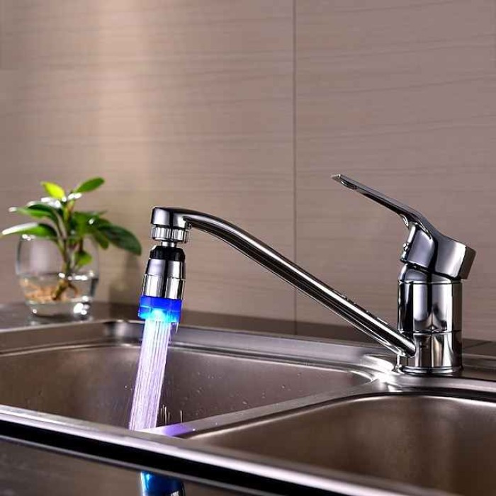 Led Light Color Changing Faucet Monochrome Faucet Mouth Faucet Water Spout