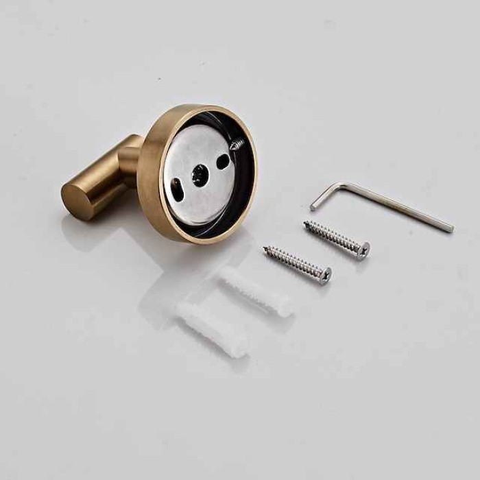 Bathroom Accessory Set Include Towel Bar Toilet Paper Holder and Robe Hook New Design Stainless Steel Wall Mounted