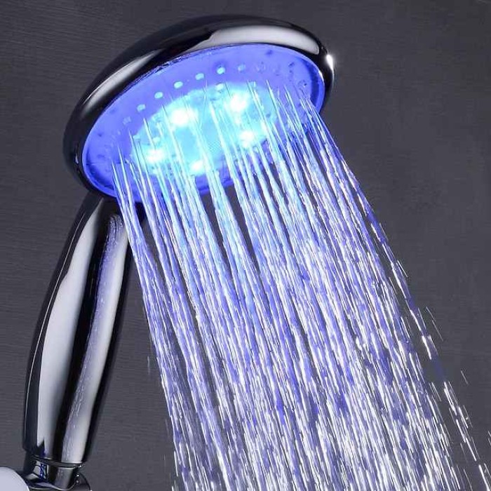 Contemporary Hand Shower / Rain Shower Chrome Feature - Creative / LED / Shower, Shower Head