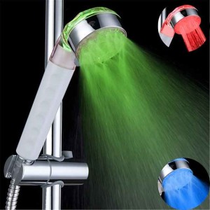 3-Color Temperature Sensitive LED Color Changing Hand Shower