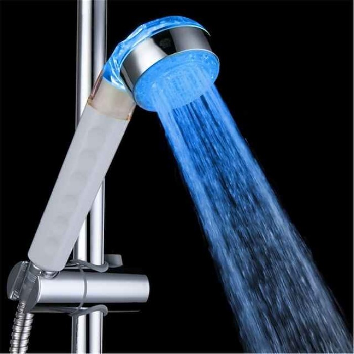 3-Color Temperature Sensitive LED Color Changing Hand Shower