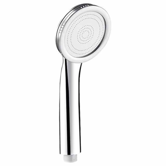 1PC Pressurized Nozzle Shower Head ABS Bathroom Accessories High Pressure Water Saving Rainfall Chrome Handheld Shower Bath Head