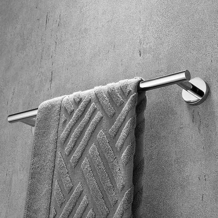 Towel Bar Stainless Steel Bathroom Shelf Single Rod Wall Mounted New Desig 1 pc 30/40/45/50/60cm