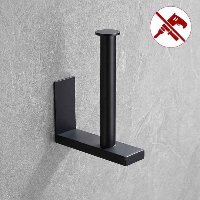 Toilet Paper Holder Bathroom Tissue Holder 304 Stainless Steel Self Adhesive Wall Mounted 1pc