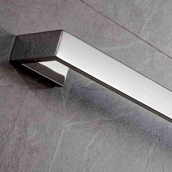 Bathroom Towel Bar 304 Stainless Steel Single Bar Matte Black, Mirror Polished, Brushed Wall Mounted Bathroom & Kitchen