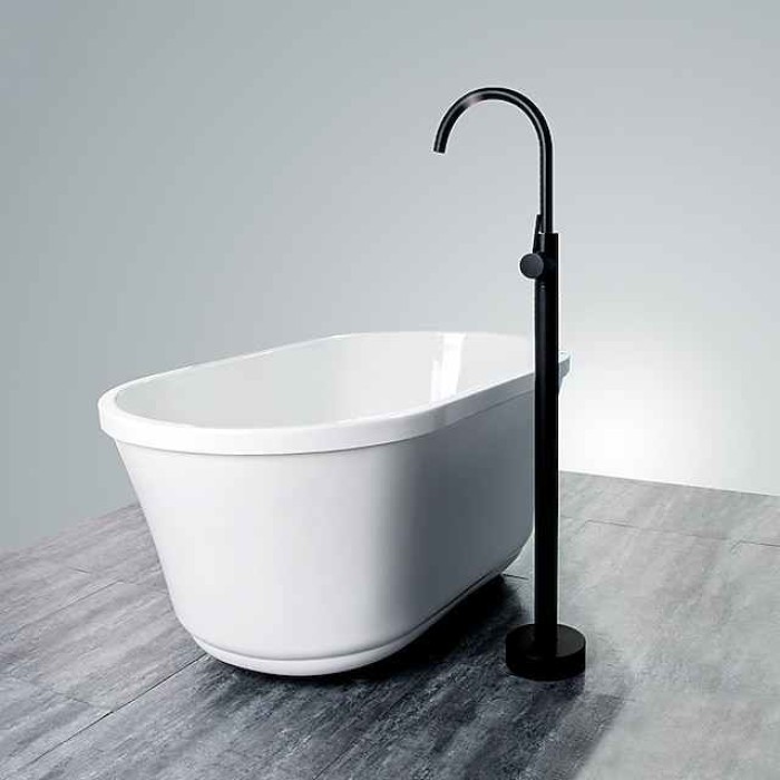 Bathtub Faucet Contemporary Roman Tub Ceramic Valve Bath Shower Mixer Taps