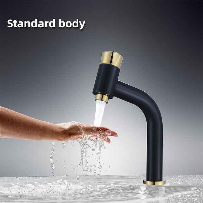 Bathroom Sink Faucet - Waterfall Electroplated Centerset Single Handle One HoleBath Taps / Bathroom Sink Faucet+ Accessories / Contemporary / Vintage / Ceramic Valve / Brass