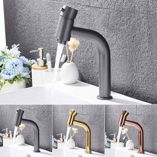 Bathroom Sink Faucet - Waterfall Electroplated Centerset Single Handle One HoleBath Taps