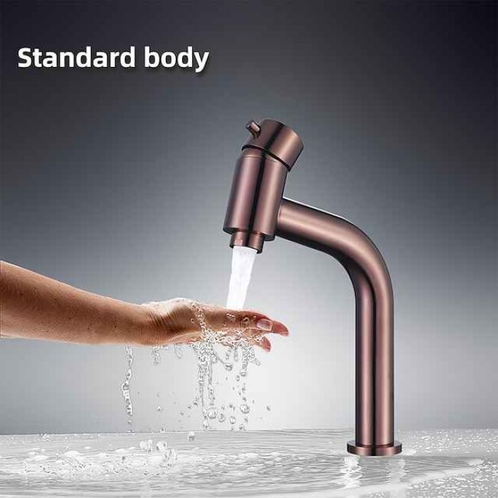 Bathroom Sink Faucet - Waterfall Electroplated Centerset Single Handle One HoleBath Taps