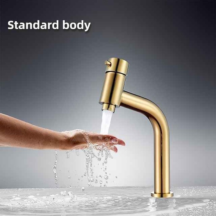 Bathroom Sink Faucet - Waterfall Electroplated Centerset Single Handle One HoleBath Taps