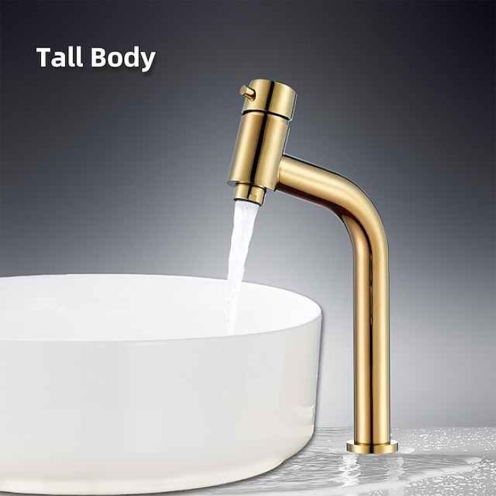 Bathroom Sink Faucet - Waterfall Electroplated Centerset Single Handle One HoleBath Taps