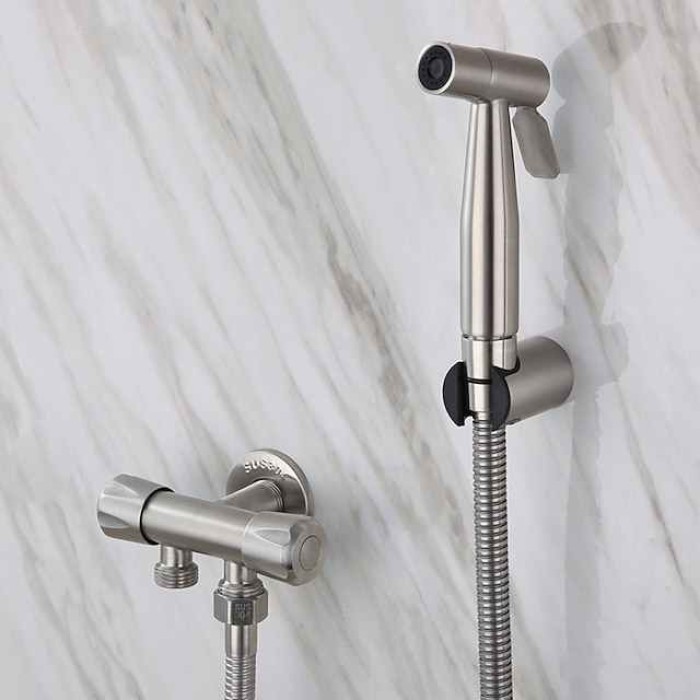 Single hole Bidet Stainless Steel Self-Cleaning Contemporary / Single Handle One Hole