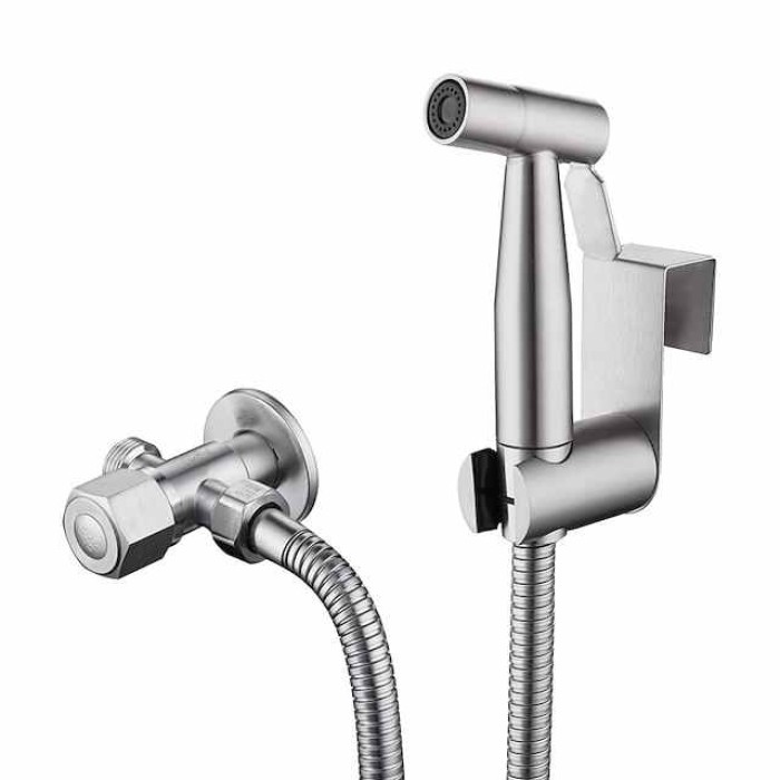 Single hole Bidet Stainless Steel Self-Cleaning Contemporary / Single Handle One Hole