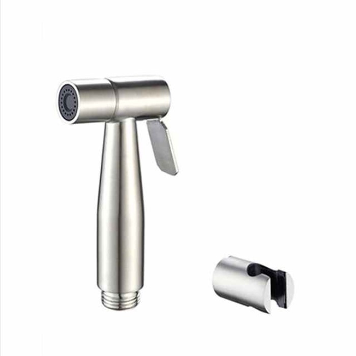 Wall Mounted Bidet Tap Sprayer,304 Stainless Steel Wire Trefilation, Multifunctional High Pressure Bidet Sprayer Tap Set, Used In Bathrooms