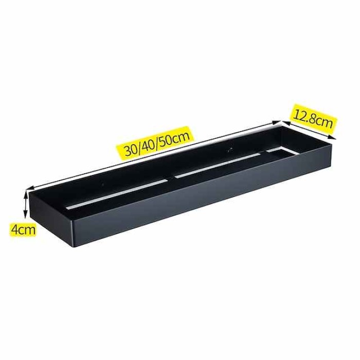 304 Stainless Steel Bathroom Shelf,Black New Design Creative Contemporary  Modern Bathroom Storage Rack