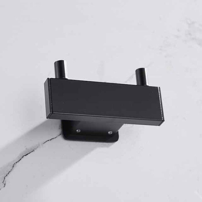 Robe Hook Creative Contemporary Modern Aluminum 1pc Bathroom Wall Mounted