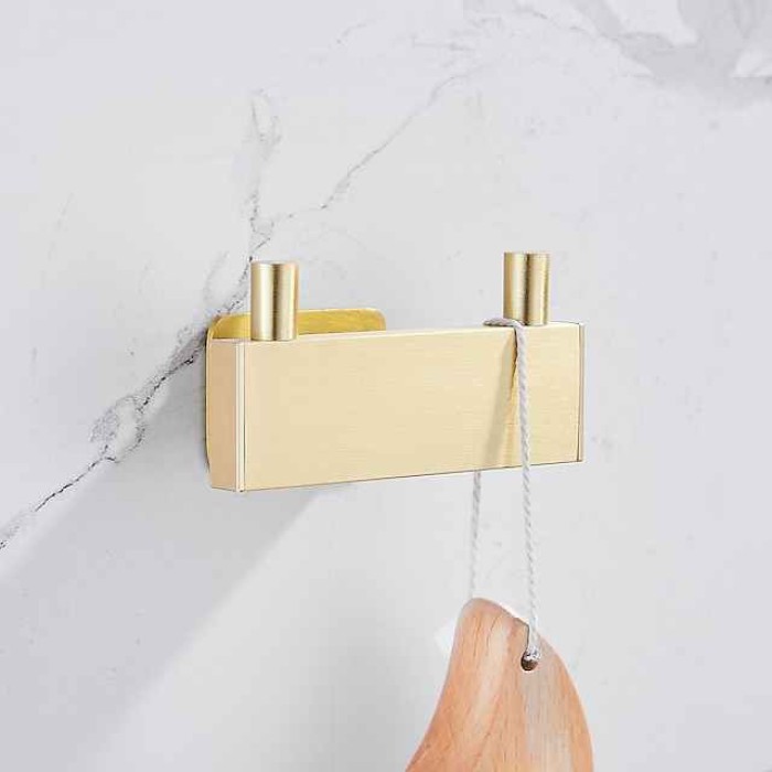 Robe Hook Creative Contemporary Modern Aluminum 1pc Bathroom Wall Mounted