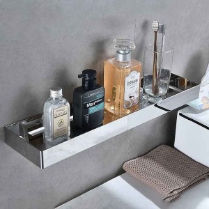 Bathroom Shelf New Design Stainless Steel Wall Mounted Bathroom Rack Tray Pendant In Front Of Shower Mirror