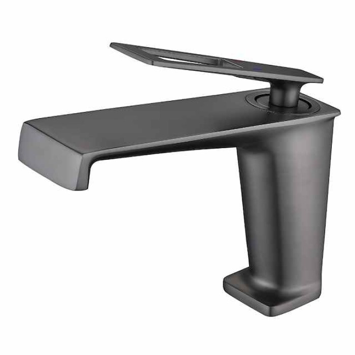 Bathroom Faucet Farmhouse Single Handle Lavatory Basin Vanity Sink Faucet Chrome/Black/Grey/Gold Available