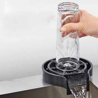 Automatic Cup Washer Faucet Glass Rinser Kitchen Sink Bar Glass Rinser Coffee Pitcher Wash Cup For Kitchen Bar Accessories