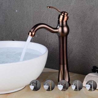 Bathroom Sink Faucet - Classic Electroplated Centerset Single Handle One HoleBath Taps