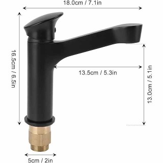 Bathroom Sink Faucet,Black Bathroom Faucet,Brass Single Handle One Hole Bath Taps(Black/Grey/Chrome/Golden)