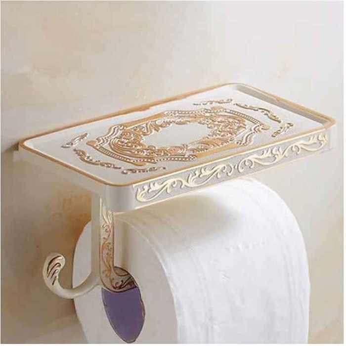 Toilet Paper Holder Multifunction Antique Zinc Alloy 1PC - Bathroom