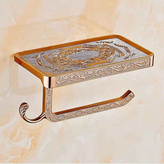 Toilet Paper Holder Multifunction Antique Zinc Alloy 1PC - Bathroom